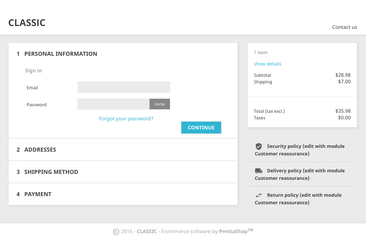 Account Registration.