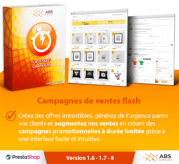 Module] Campagnes de Ventes Flash - Créez facilement des campagnes flash  sur mesure pour votre boutique - Modules et thèmes payants - PrestaShop  Forums